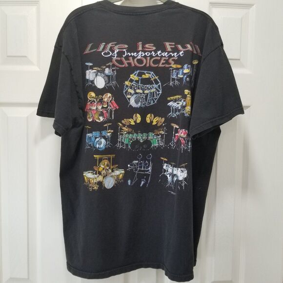 Life is full of important choices Delta pro weight T-Shirt size XL Y2K - Picture 4 of 12
